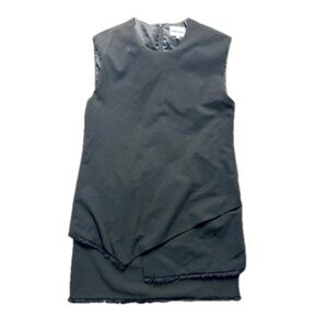 Bimba y lola medium black mini dress trim bottom
